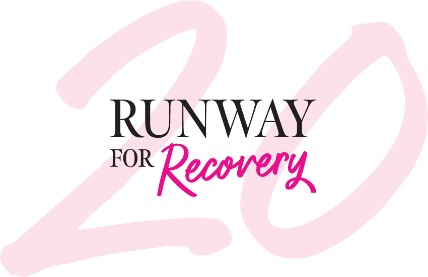 Runway for Recovery 20 anniversary logo